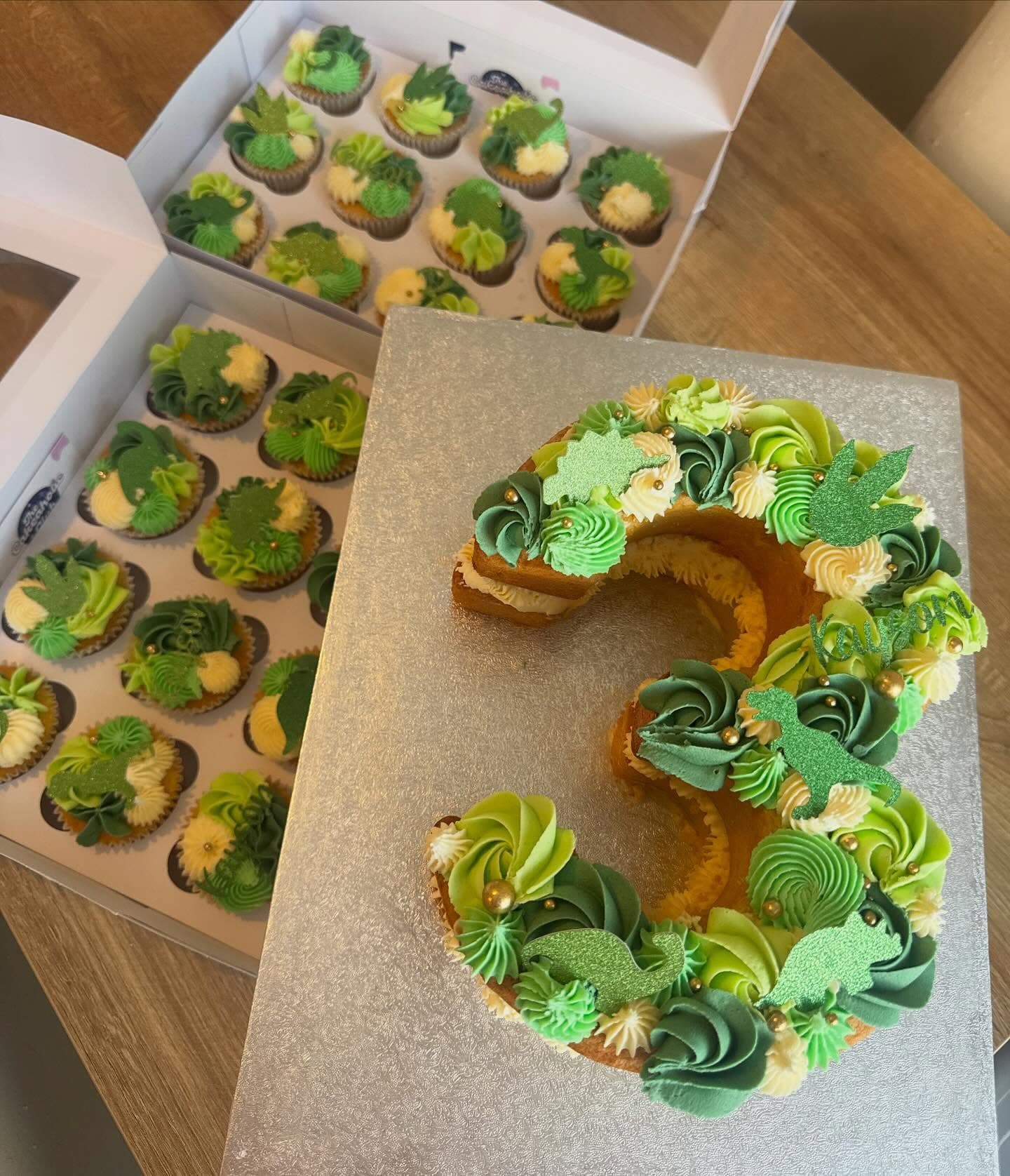Number cake design